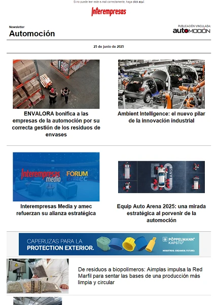 Newsletter Automoción