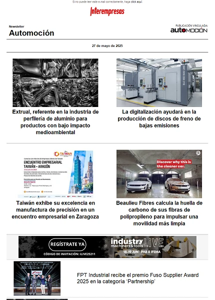 Newsletter Automoción