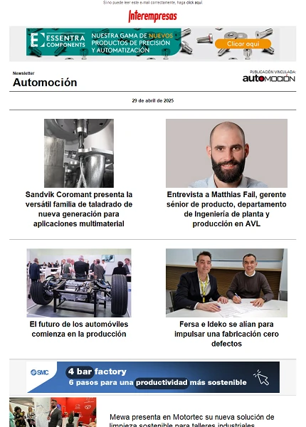 Newsletter Automoción