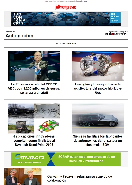 Newsletter Automoción