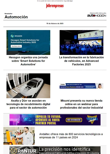 Newsletter Automoción