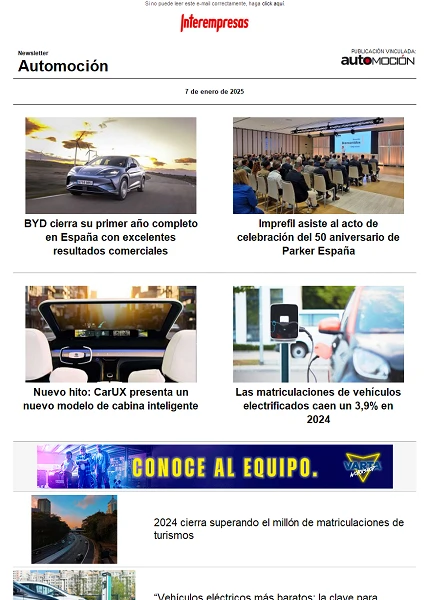 Newsletter Automoción