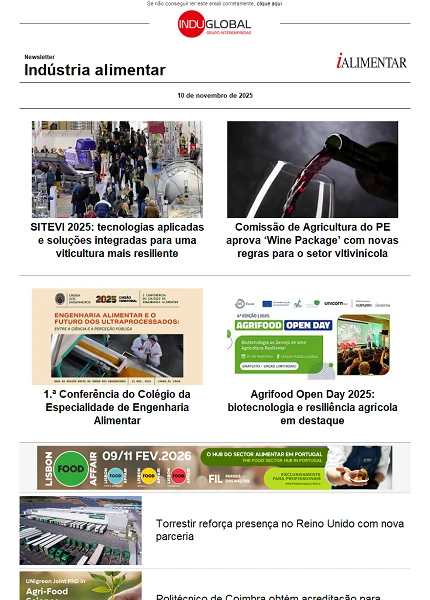Newsletter iAlimentar