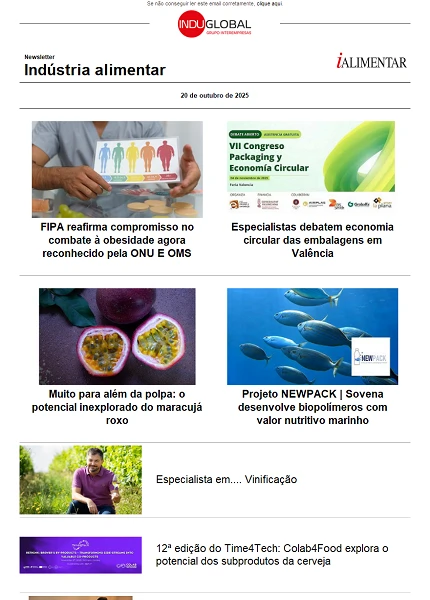 Newsletter iAlimentar