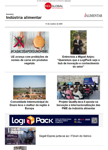 Newsletter iAlimentar
