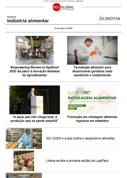 Newsletter iAlimentar