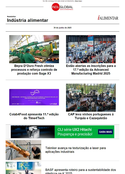 Newsletter iAlimentar