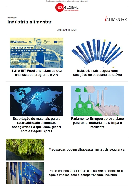 Newsletter iAlimentar