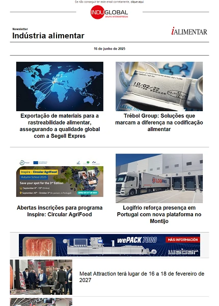 Newsletter iAlimentar