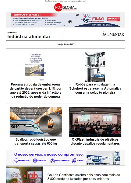 Newsletter iAlimentar