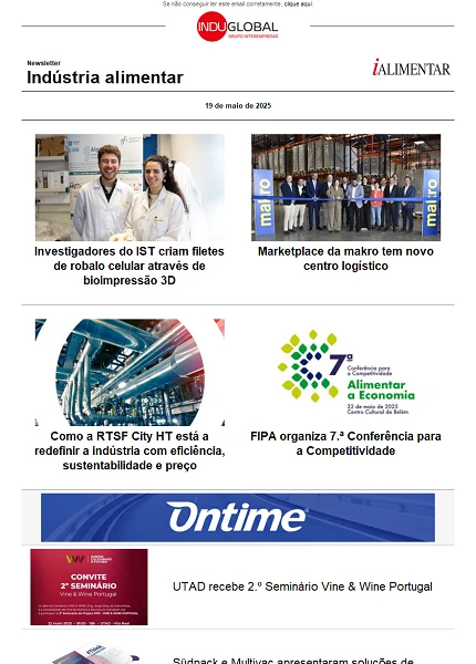 Newsletter iAlimentar