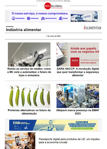 Newsletter iAlimentar