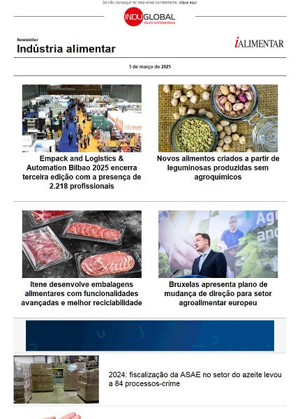 Newsletter iAlimentar