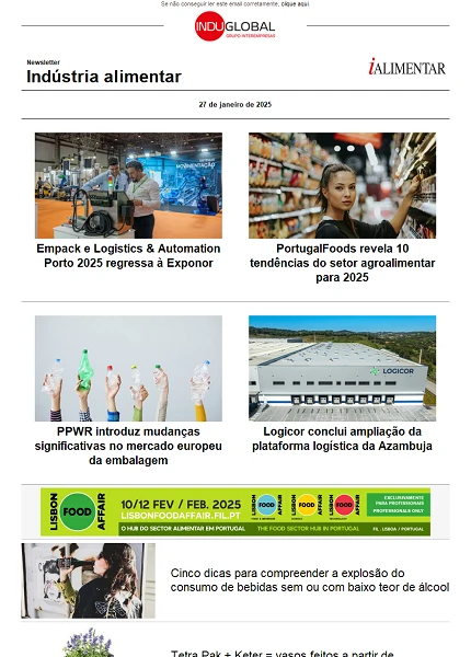 Newsletter iAlimentar