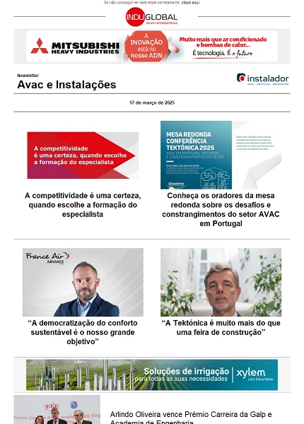 Newsletter O Instalador