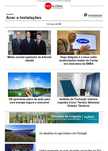 Newsletter O Instalador