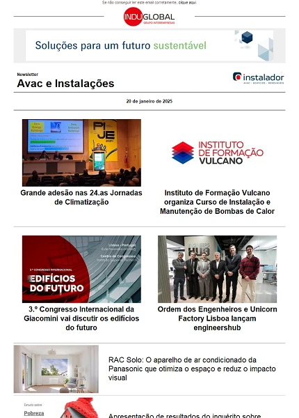 Newsletter O Instalador