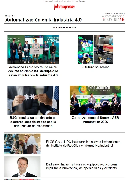 Newsletter Automatización y Componentes Newsletter Automatización y Componentes