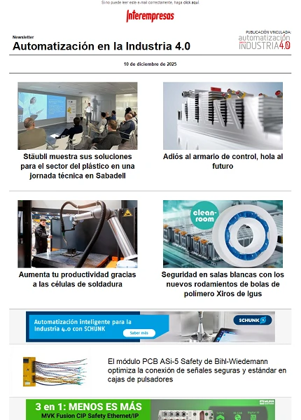 Newsletter Automatización y Componentes Newsletter Automatización y Componentes