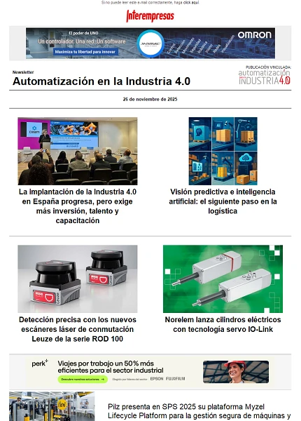 Newsletter Automatización y Componentes Newsletter Automatización y Componentes