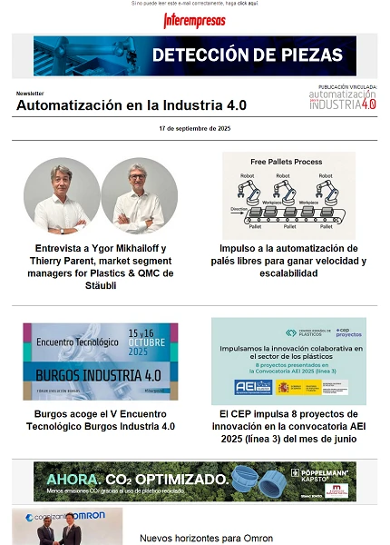 Newsletter Automatización y Componentes