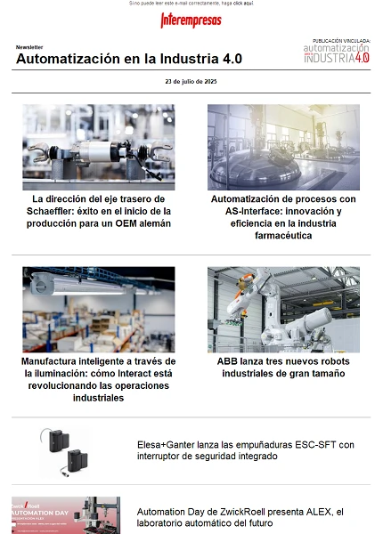 Newsletter Automatización y Componentes