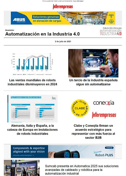 Newsletter Automatización y Componentes