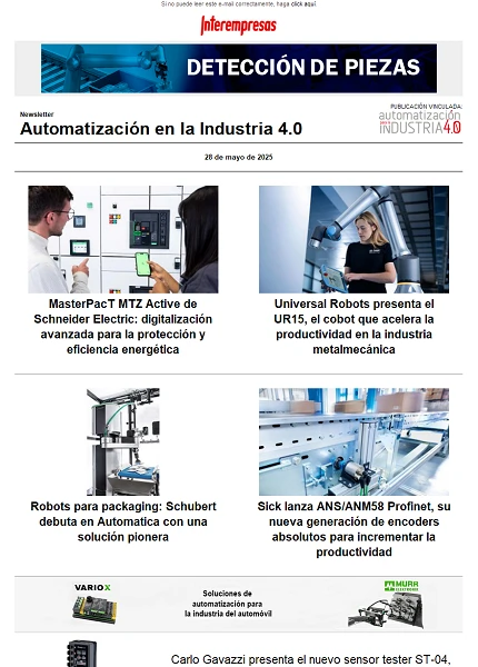 Newsletter Automatización y Componentes