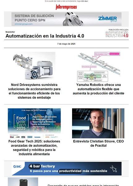 Newsletter Automatización y Componentes