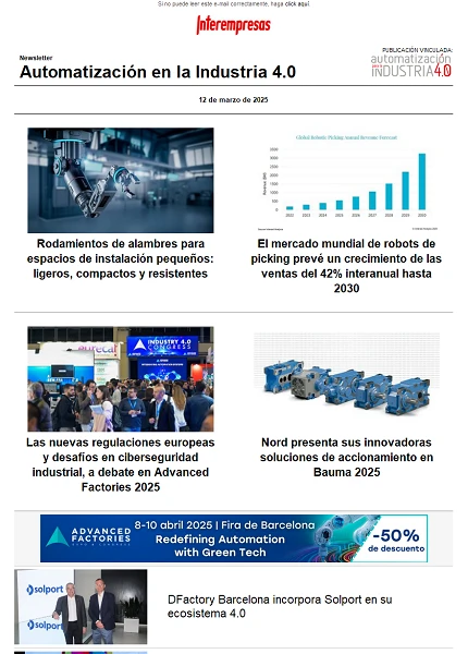 Newsletter Automatización y Componentes