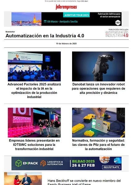 Newsletter Automatización y Componentes