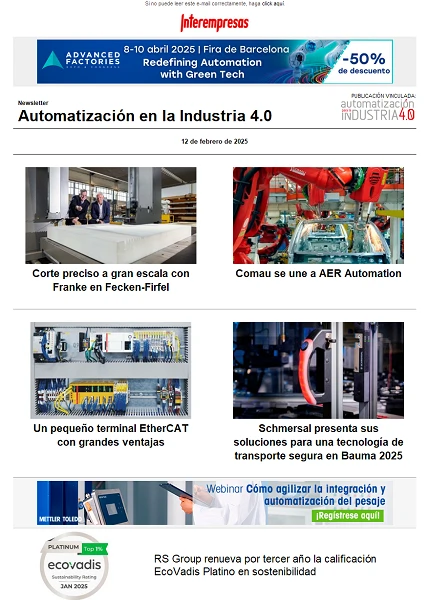 Newsletter Automatización y Componentes