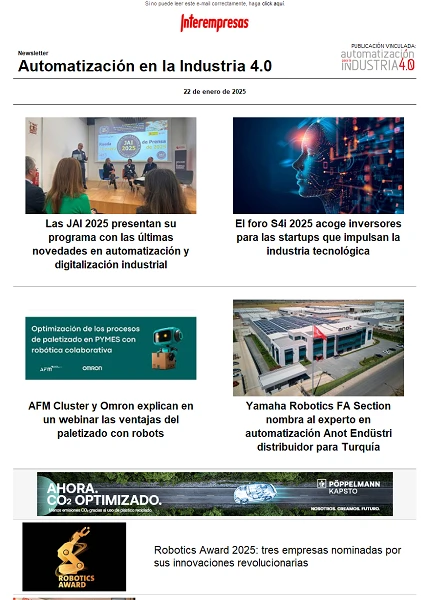 Newsletter Automatización y Componentes