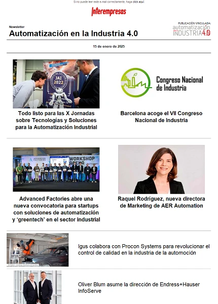 Newsletter Automatización y Componentes