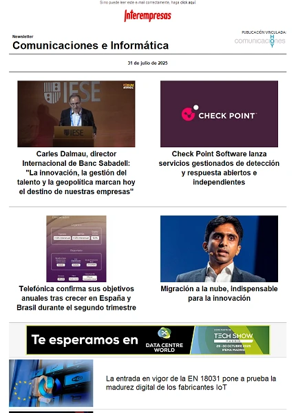 Newsletter Informática y Comunicaciones (Comunicaciones Hoy)