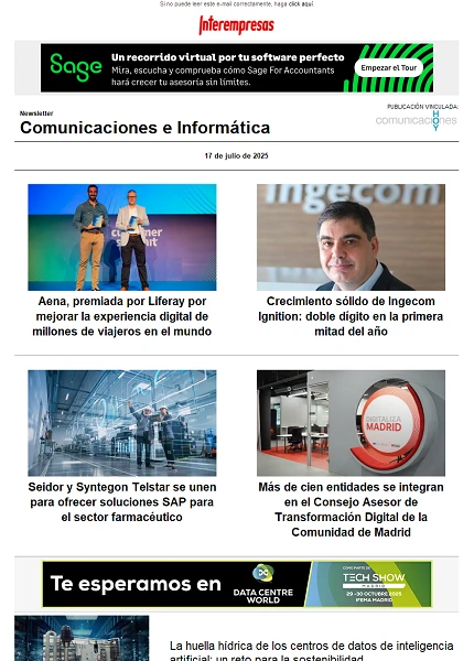Newsletter Informática y Comunicaciones (Comunicaciones Hoy)