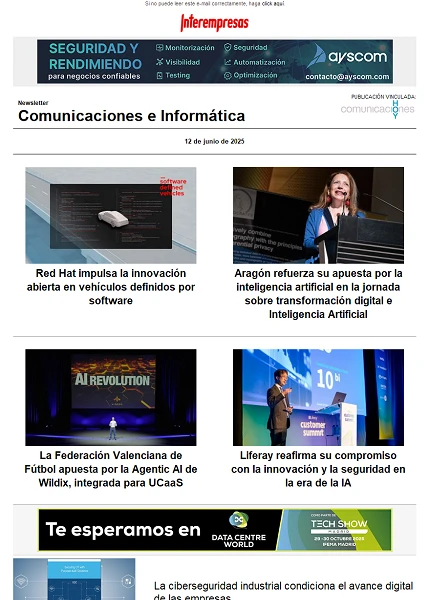 Newsletter Informática y Comunicaciones (Comunicaciones Hoy)