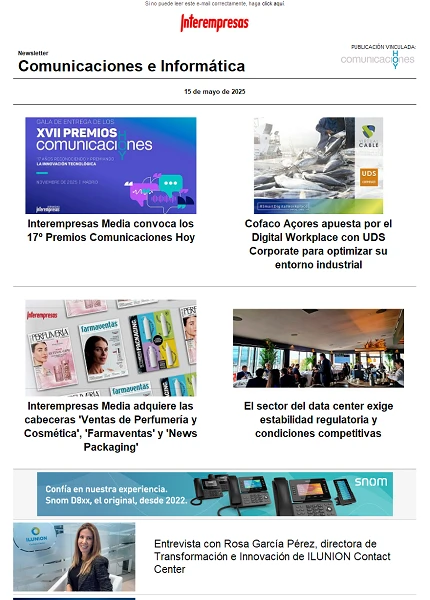 Newsletter Informática y Comunicaciones (Comunicaciones Hoy)