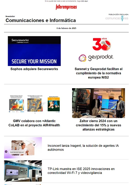 Newsletter Informática y Comunicaciones (Comunicaciones Hoy)