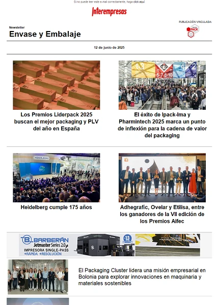 Newsletter Envase y Embalaje