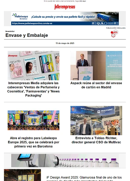 Newsletter Envase y Embalaje