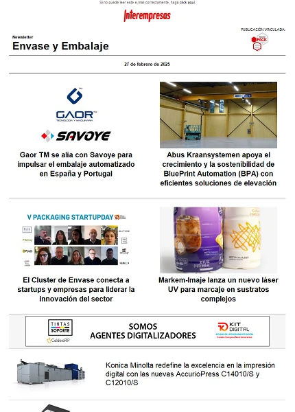 Newsletter Envase y Embalaje