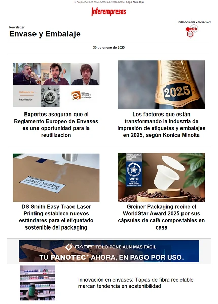 Newsletter Envase y Embalaje