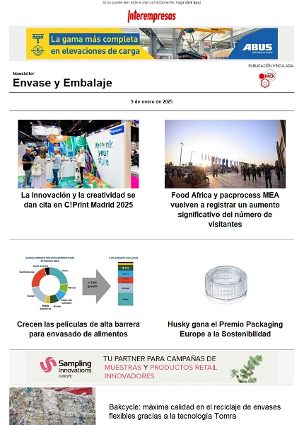 Newsletter Envase y Embalaje