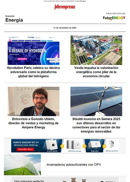 Newsletter Energía