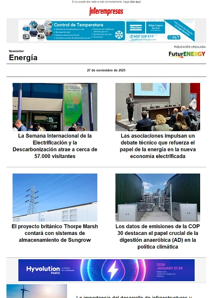 Newsletter Energía