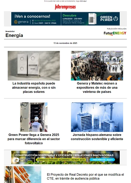Newsletter Energía Newsletter Energía