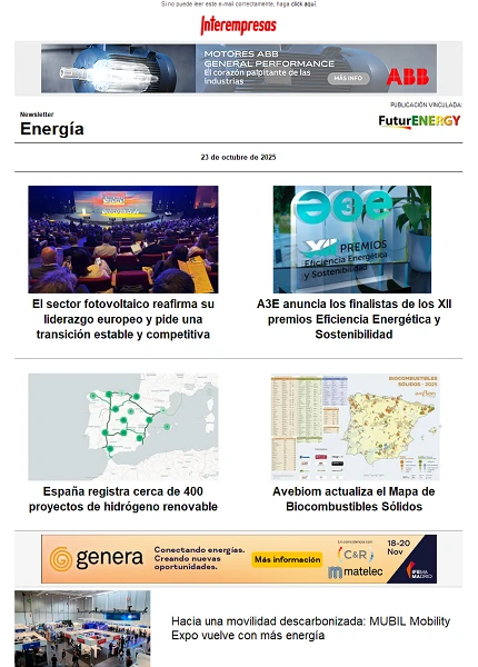 Newsletter Energía Newsletter Energía