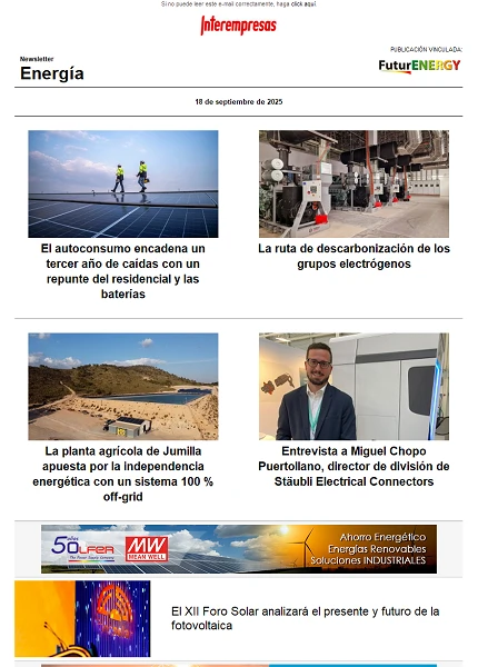 Newsletter Energía
