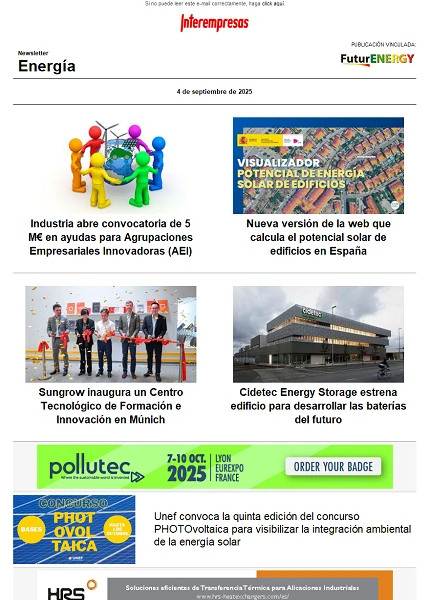 Newsletter Energía